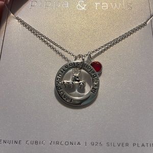 Silver truck driver necklace